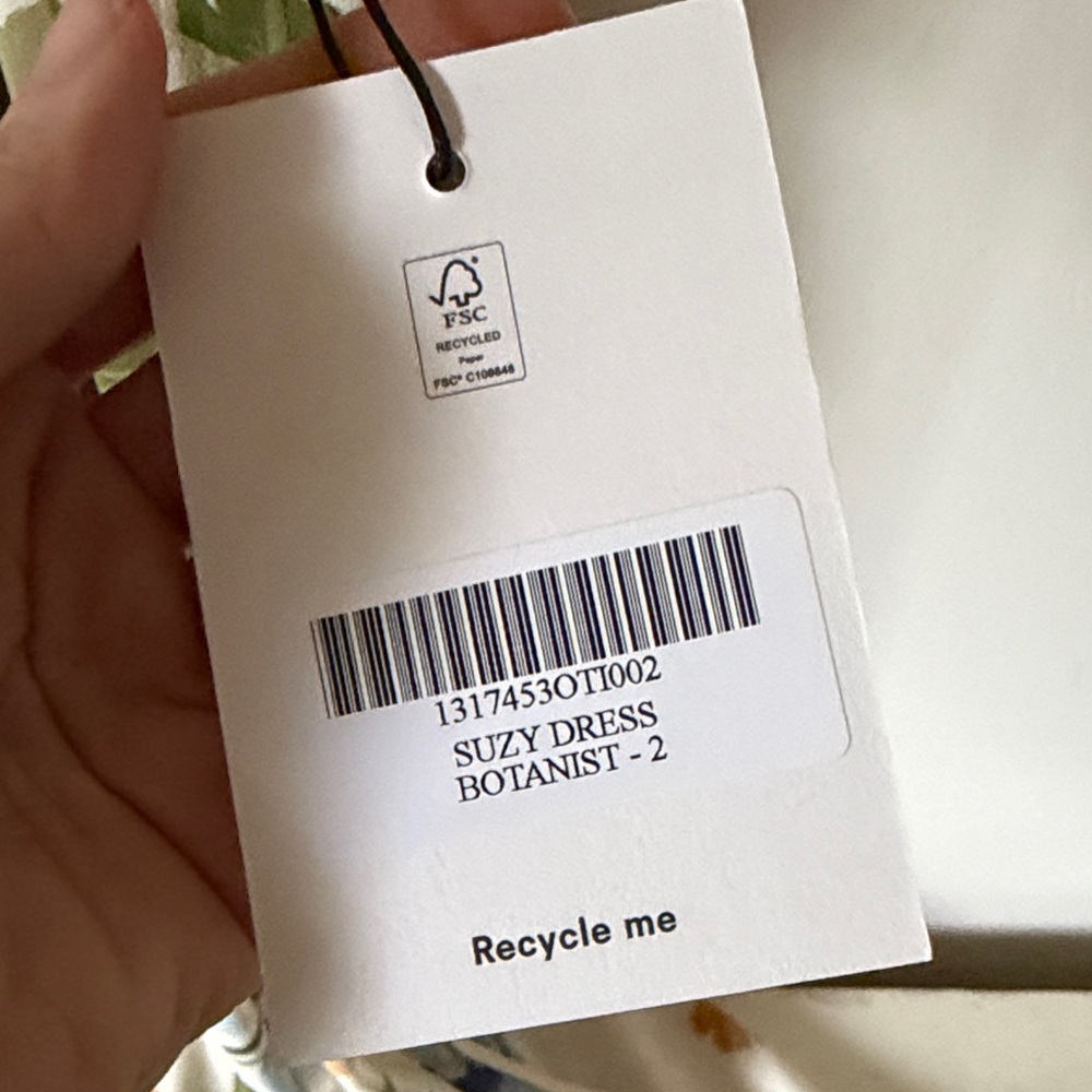 NWT Reformation “Botanist” Dress - Picture 3 of 6